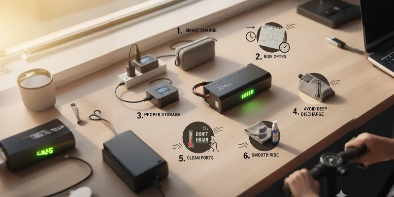 6 نکته مهم برای افزایش عمر باتری اسکوتر برقی