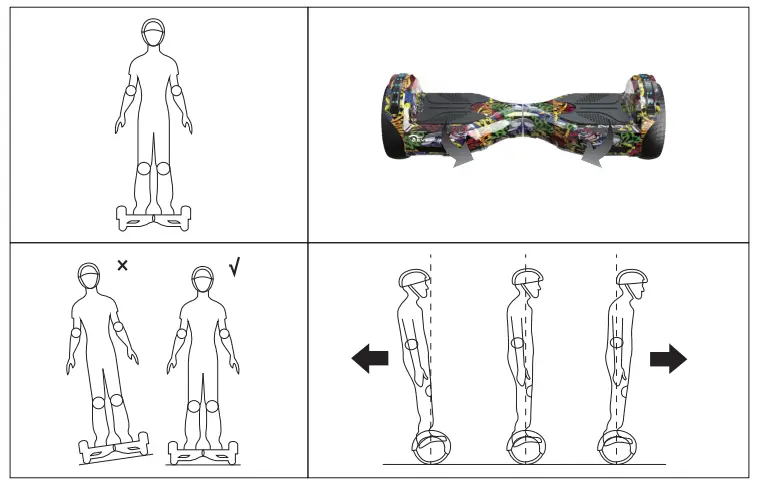 نحوه حفظ تعادل در اسکیت برد برقی