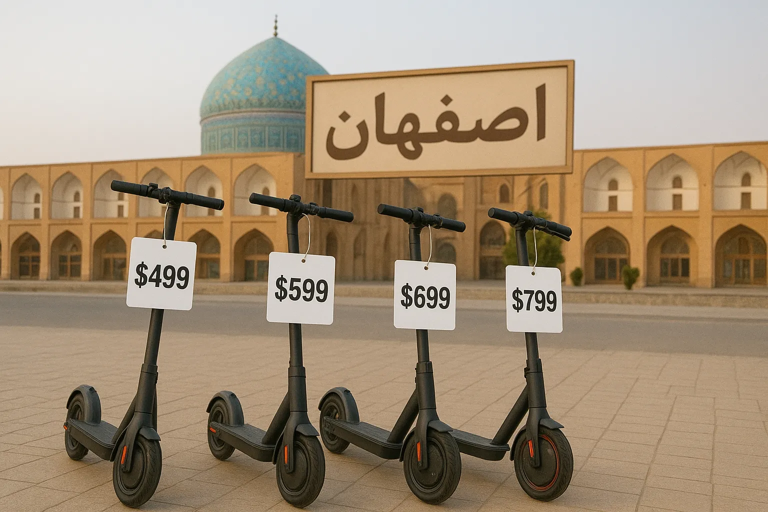 قیمت اسکوتر برقی در اصفهان | خرید ارزان و اقساطی از الواسکوتر