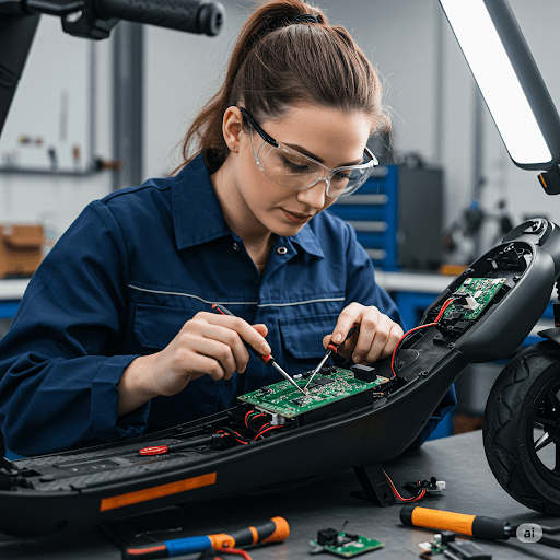 تعمیر تخصصی اسکوتر برقی در اصفهان | الو اسکوتر